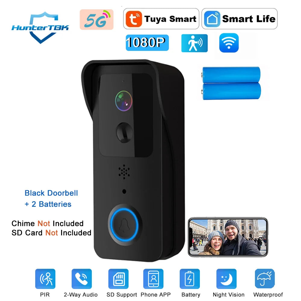 TechTopia VisionBell 5G — 1080P Smart Outdoor Doorbell
