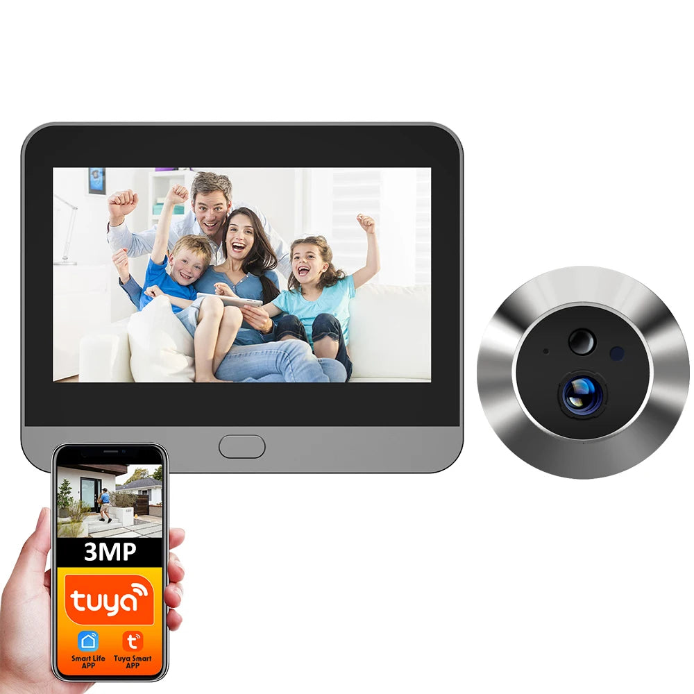 TechTopia VisionBell — 3MP WiFi Smart Video Doorbell