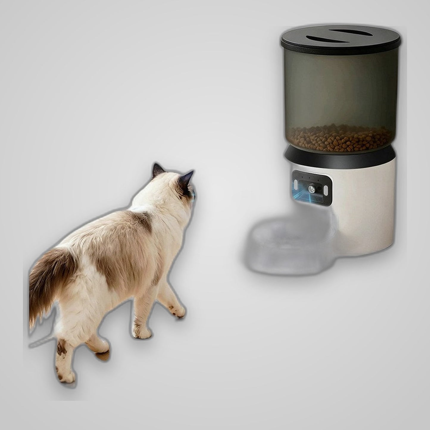 TechTopia Smart Pet Feeder — 4L App-Controlled with Voice Recorder