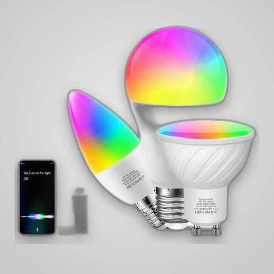 TechTopia HomeKit RGB Smart Bulb — E27, 16M Colours, Hey Siri