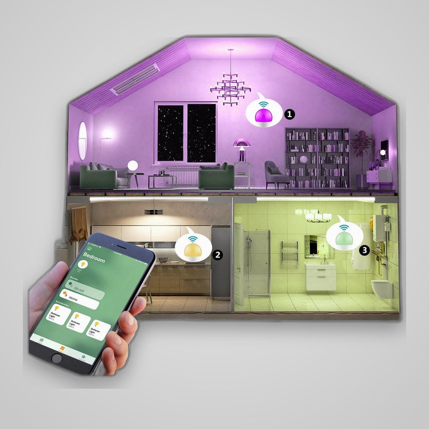 TechTopia HomeKit RGB Smart Bulb — E27, 16M Colours, Hey Siri
