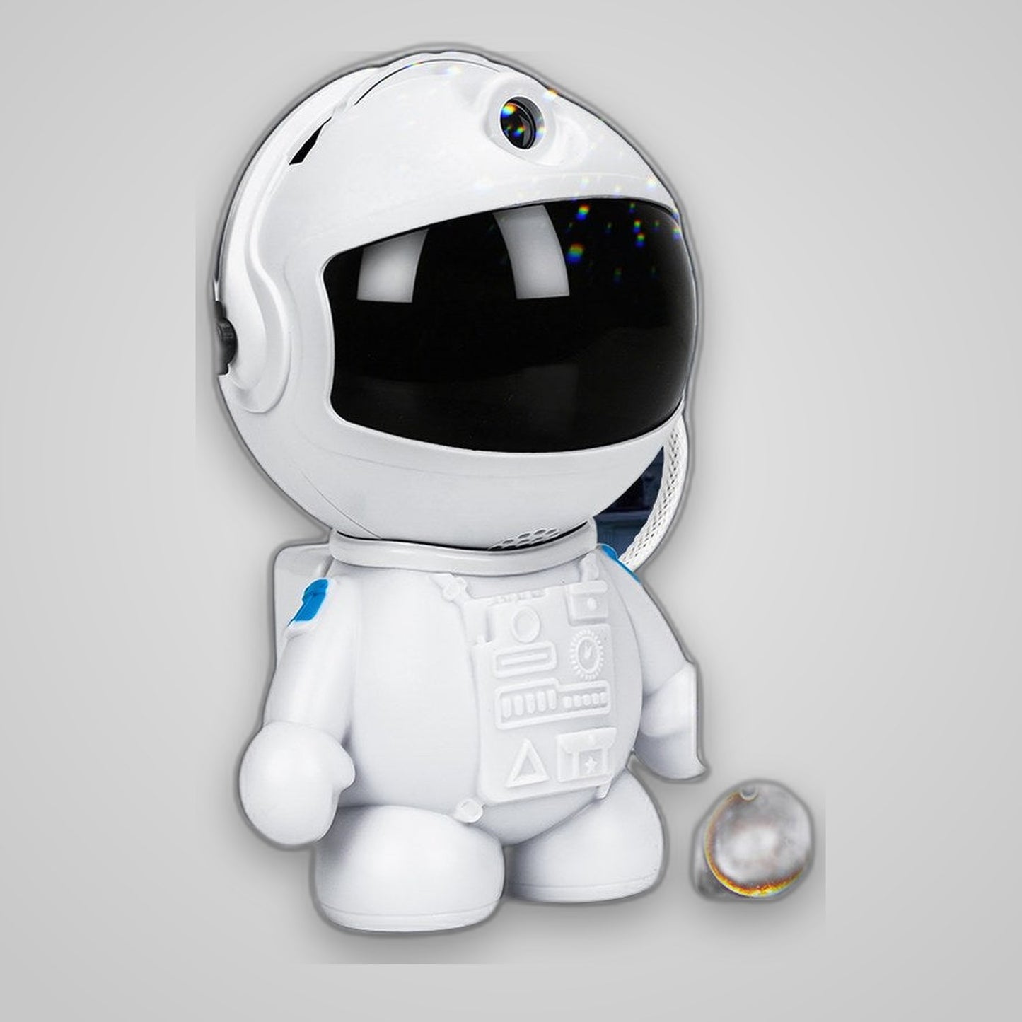 TechTopia Astronaut Galaxy Projector — 12 Discs, Bluetooth, Bedroom Night Light