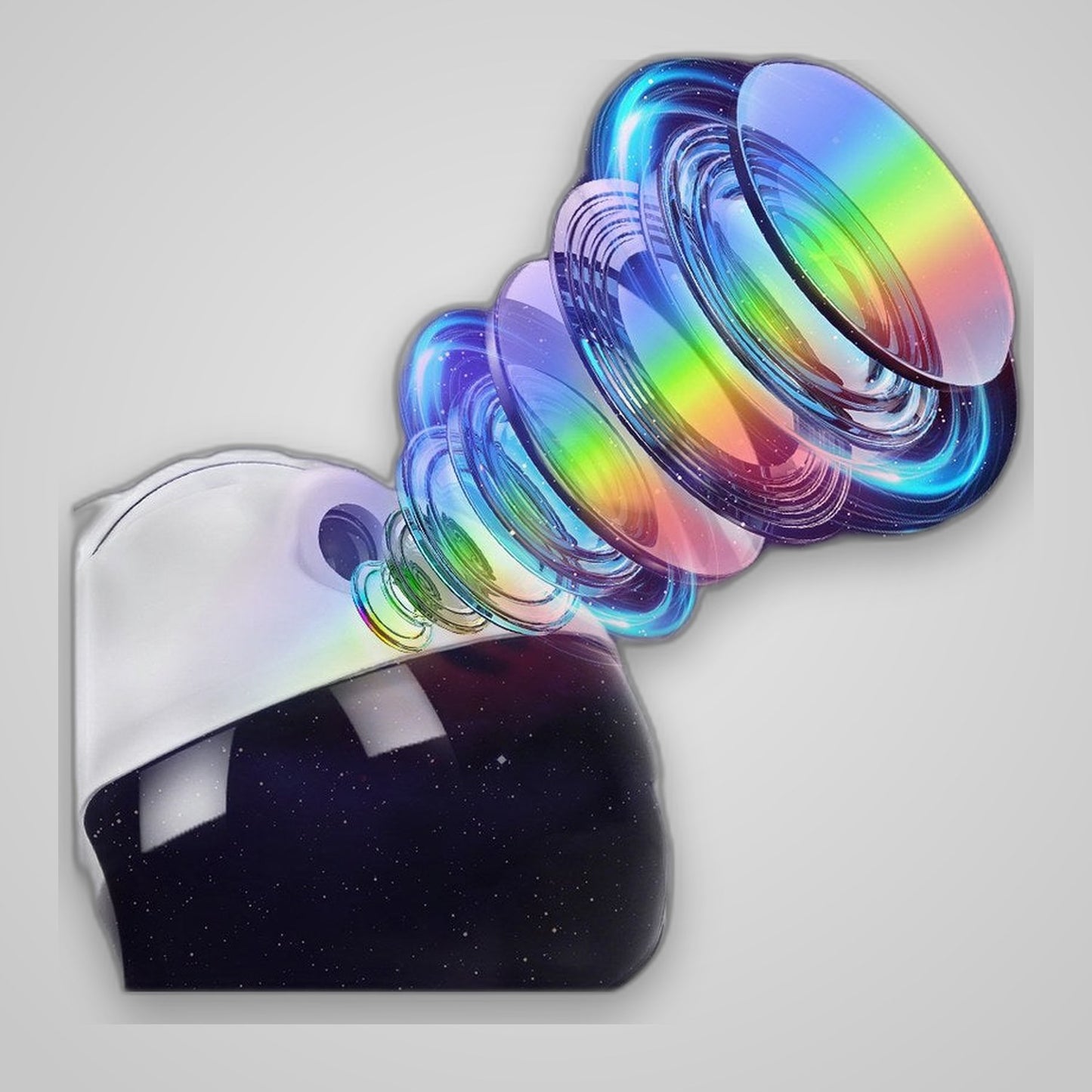TechTopia Astronaut Galaxy Projector — 12 Discs, Bluetooth, Bedroom Night Light