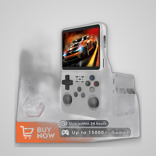 TechTopia R36S Retro Game Console — 64GB, 15,000+ Games, Linux