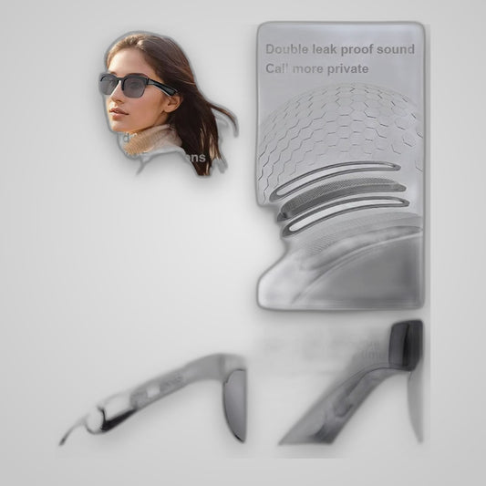TechTopia AI Smart Glasses — 8K Camera, 144 Language Translation, Bluetooth