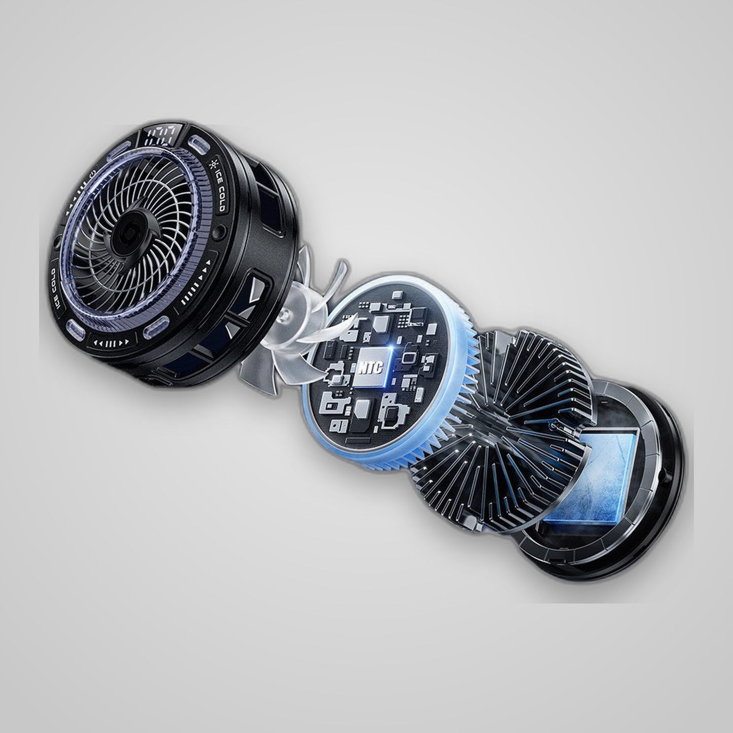 TechTopia Magnetic Phone Cooler — Peltier RGB, Mobile Gaming
