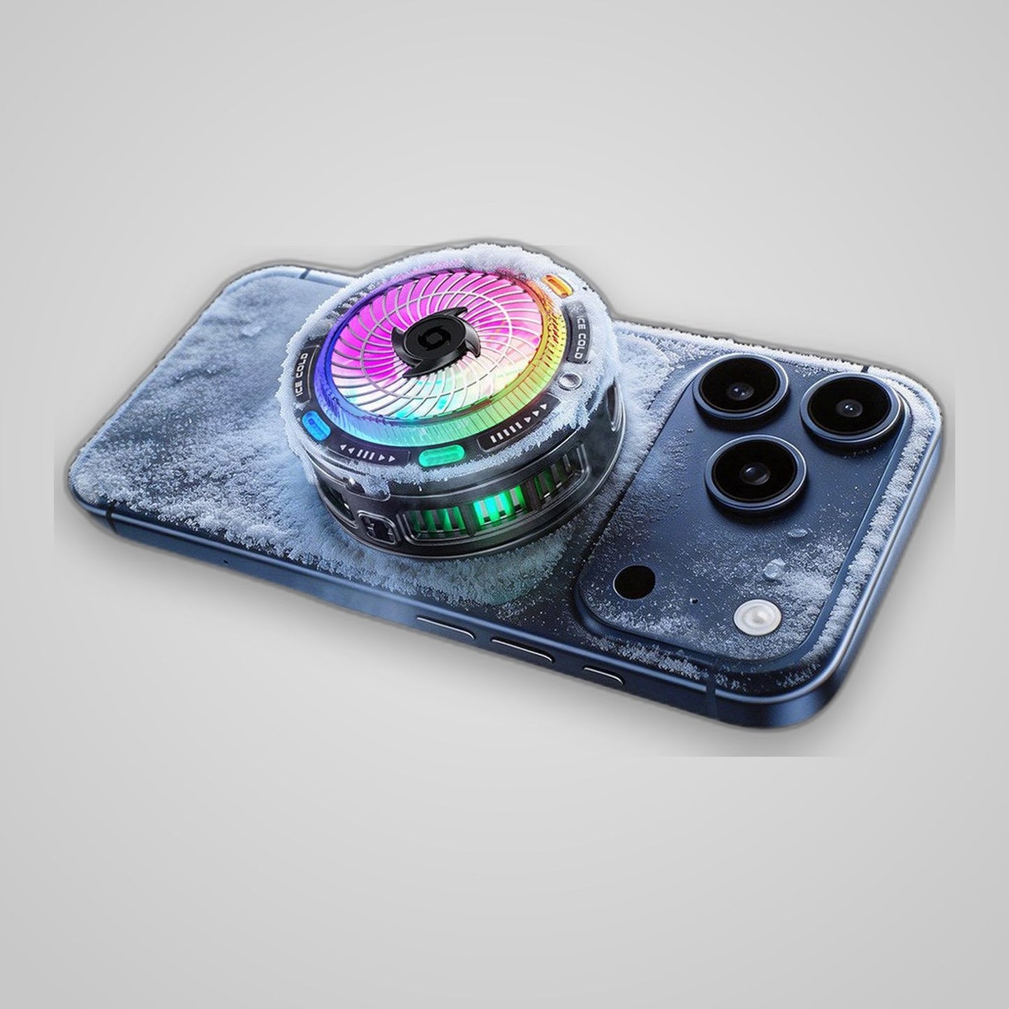 TechTopia Magnetic Phone Cooler — Peltier RGB, Mobile Gaming