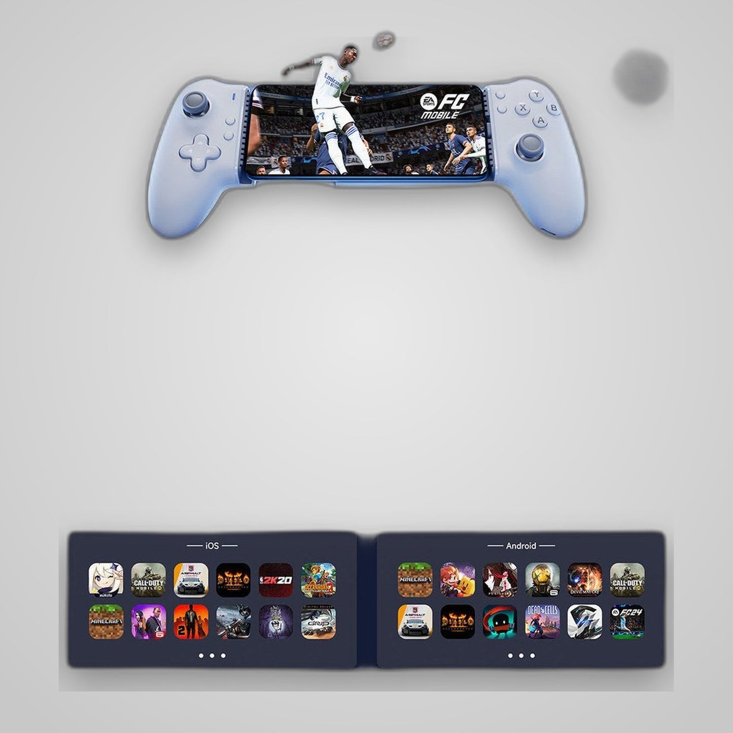 TechTopia Stretchable Bluetooth Game Controller — Mobile, iOS & Android