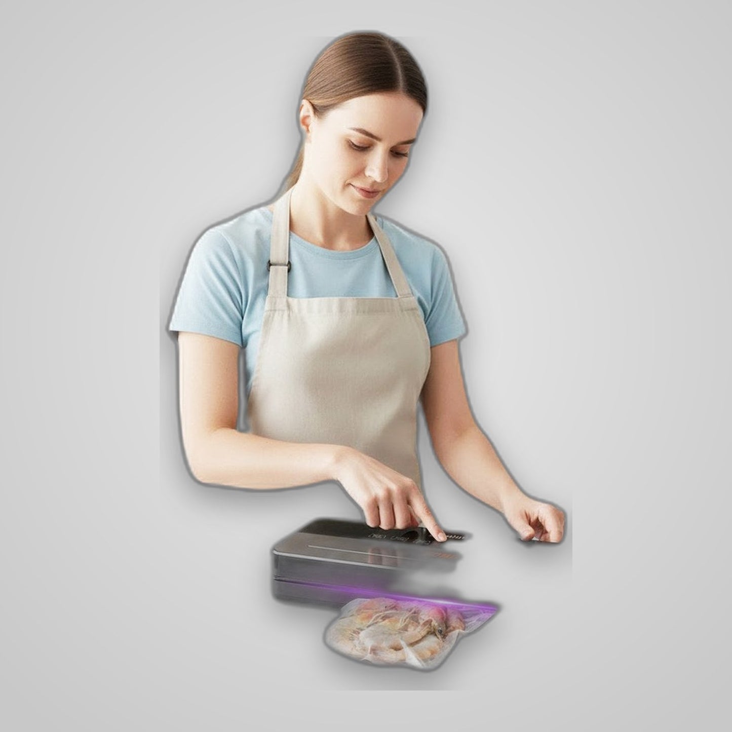 TechTopia Vacuum Sealer Machine — Food Storage with Bag Cutter & Roll