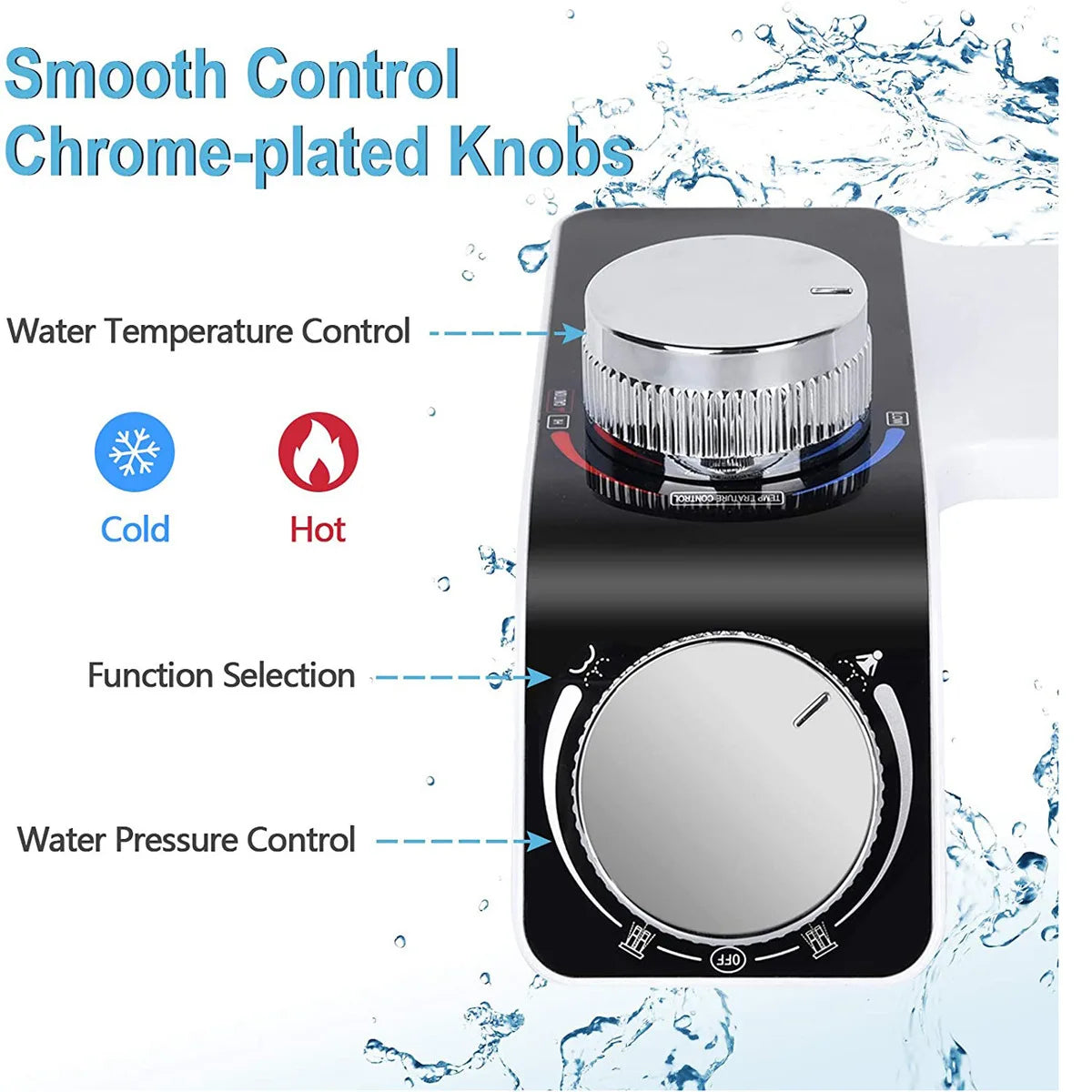 TechTopia Cascade — Hot & Cold Bidet Attachment