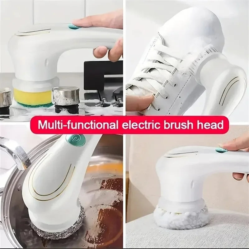 TECHTOPIA Multifunctional Electric Cleaning Brush