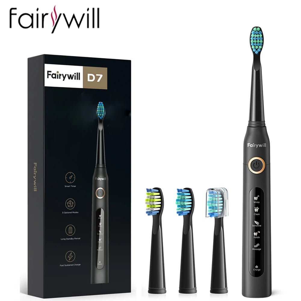 TechTopia SonicGlow Pro — USB-Rechargeable Sonic Toothbrush