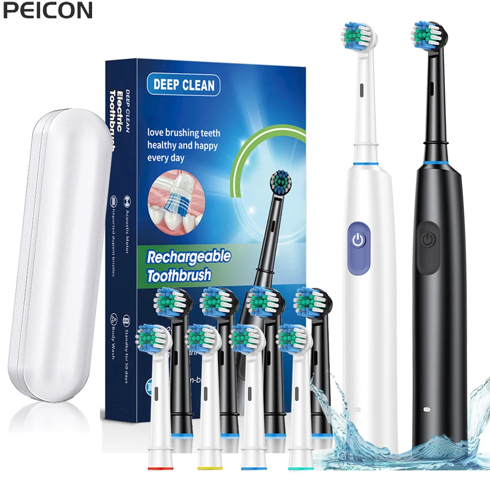 TechTopia SonicGlow Pro — USB-Rechargeable Sonic Toothbrush