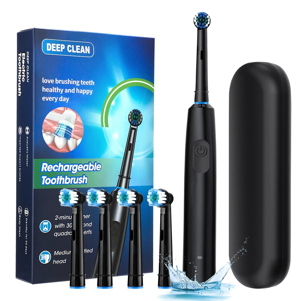 TechTopia SonicGlow Pro — USB-Rechargeable Sonic Toothbrush