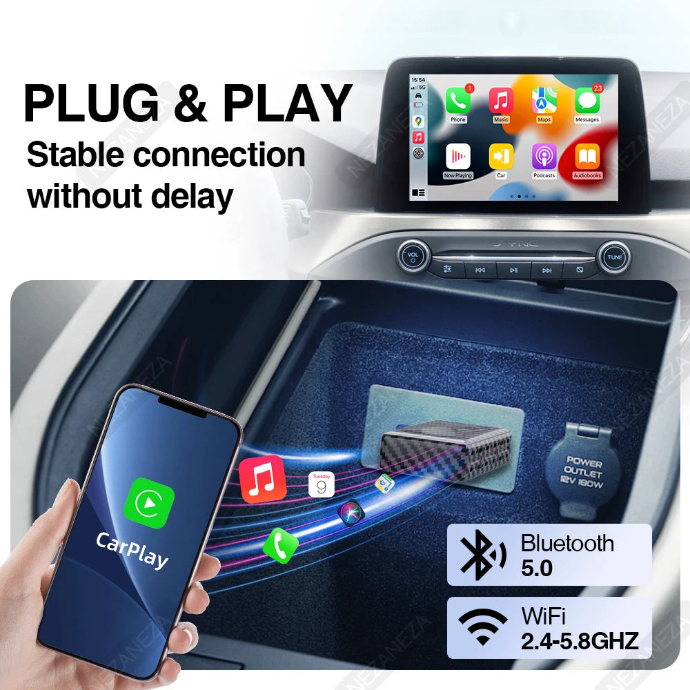 TECHTOPIA Wireless Carplay Adapter