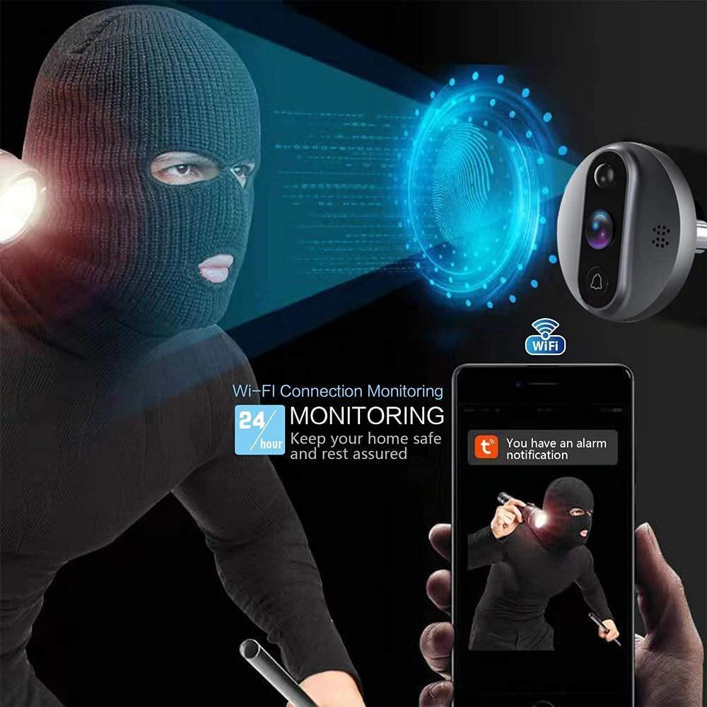 TechTopia VisionBell — 3MP WiFi Smart Video Doorbell