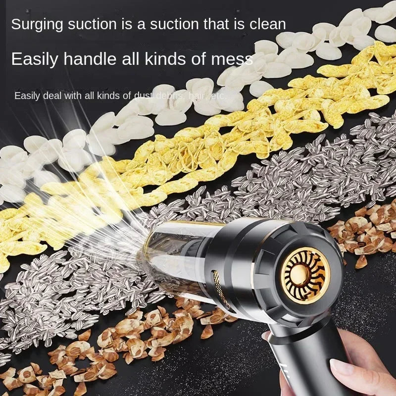 TechTopia BoostVac — High-Power Handheld Wireless Car Vacuum