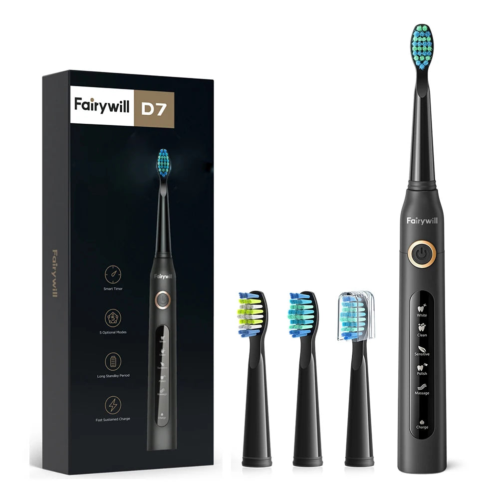 TechTopia SonicGlow Pro — USB-Rechargeable Sonic Toothbrush