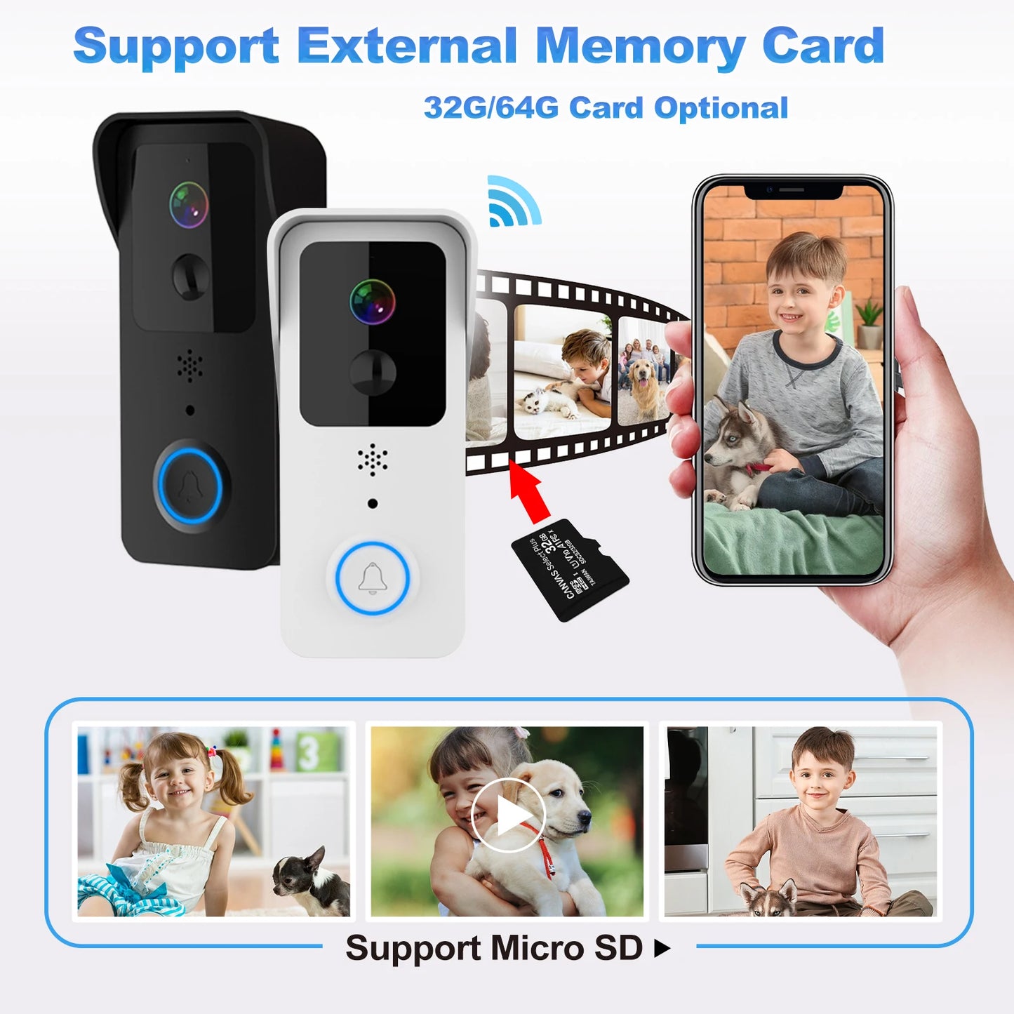 TechTopia VisionBell 5G — 1080P Smart Outdoor Doorbell