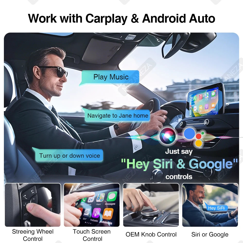 TECHTOPIA Wireless Carplay Adapter