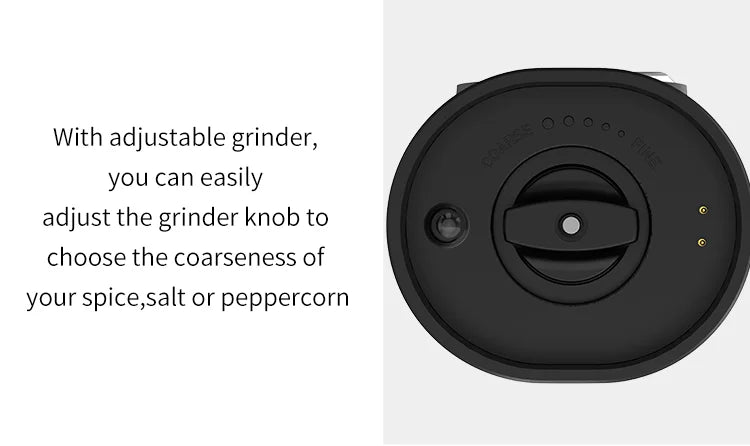 TECHTOPIA Electornic Salt & Pepper Grinder Set