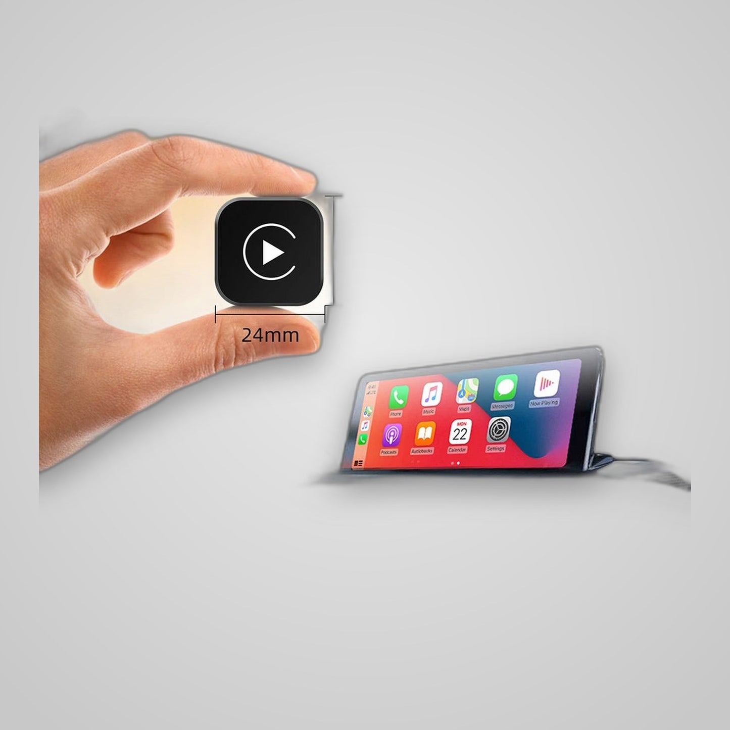 TechTopia Aero — Wireless CarPlay & Android Auto Adapter