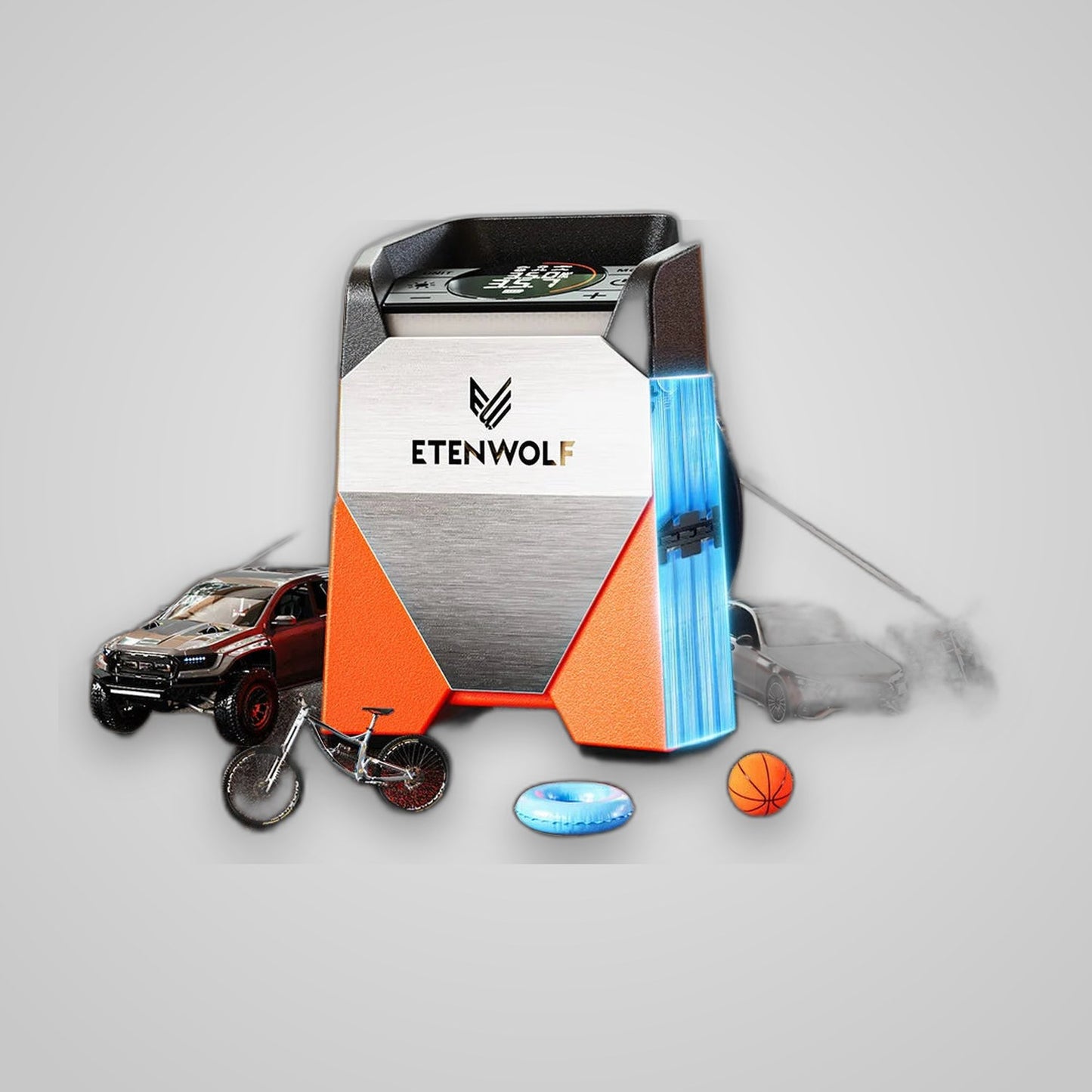 TechTopia Zephyr Pro — 100% Duty Cycle Portable Air Compressor